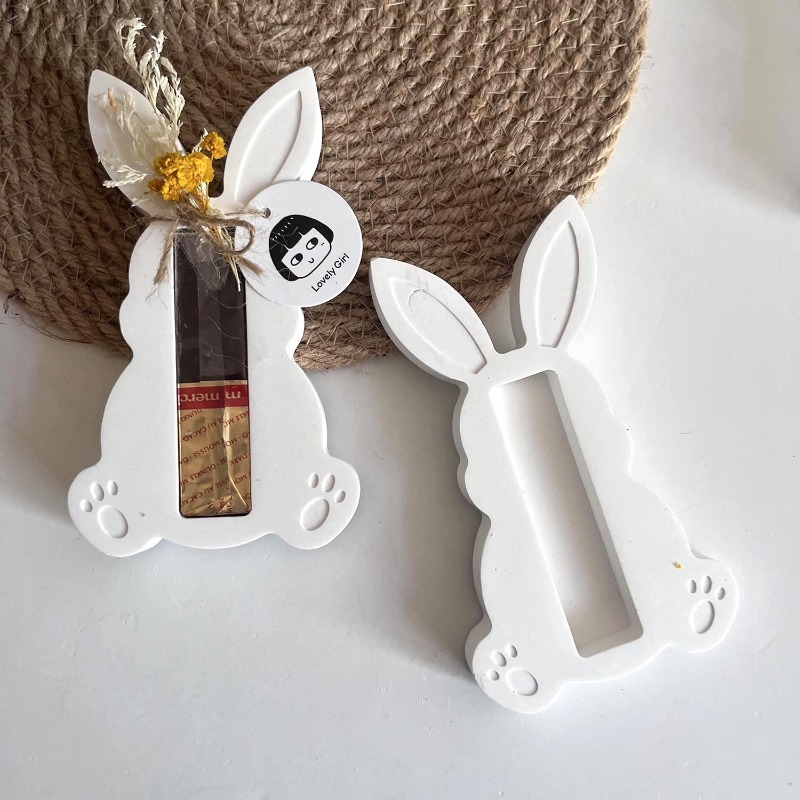 Box Art And Craft - Easter Bunny Chocolate Bracket Silicone Mold