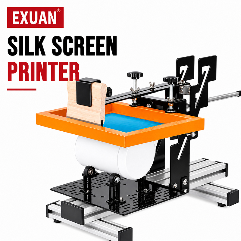 Silk Screen Printing - Manual Silk Screen Printer Adjustable Screen