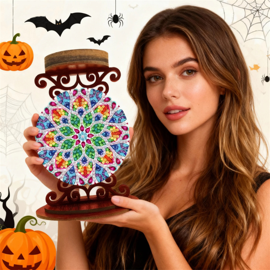 Flower candle holder Halloween - Art Craft Holiday review and price
