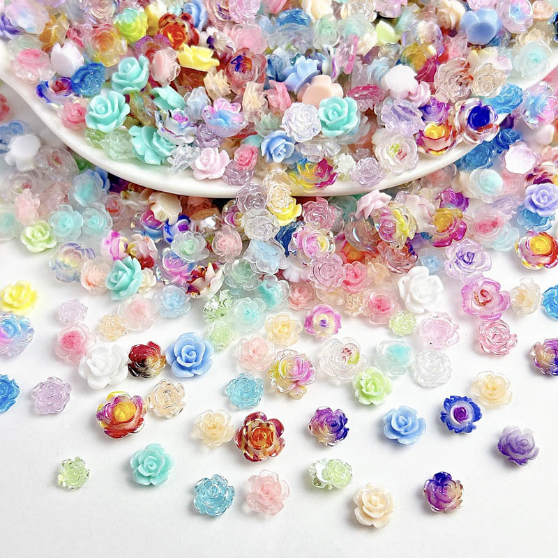 50pcs Random Mixed Resin Flowe - Art Craft Rose review and price