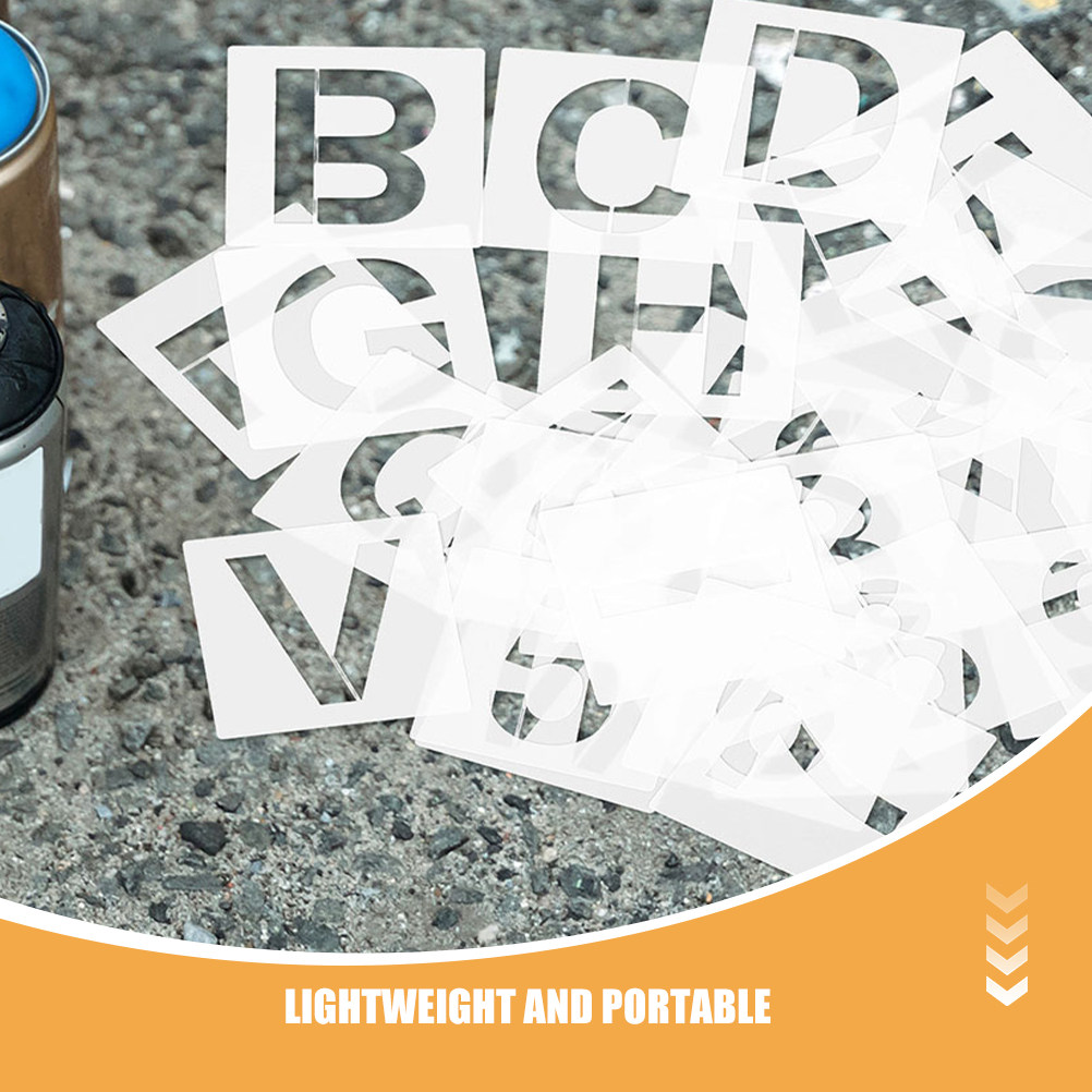 72Pcs Plastic Letter Number St - Art Craft Template review and price