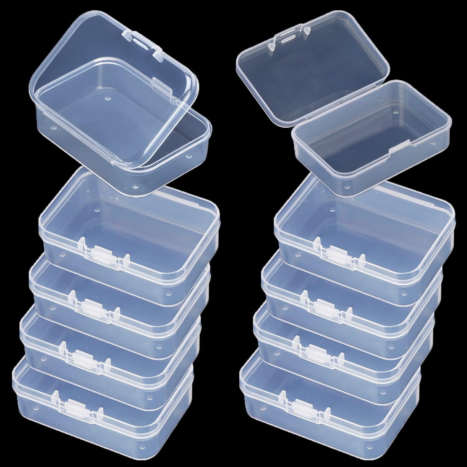 A Set of 10 Small Transparent  - Box Art And Craft review and price