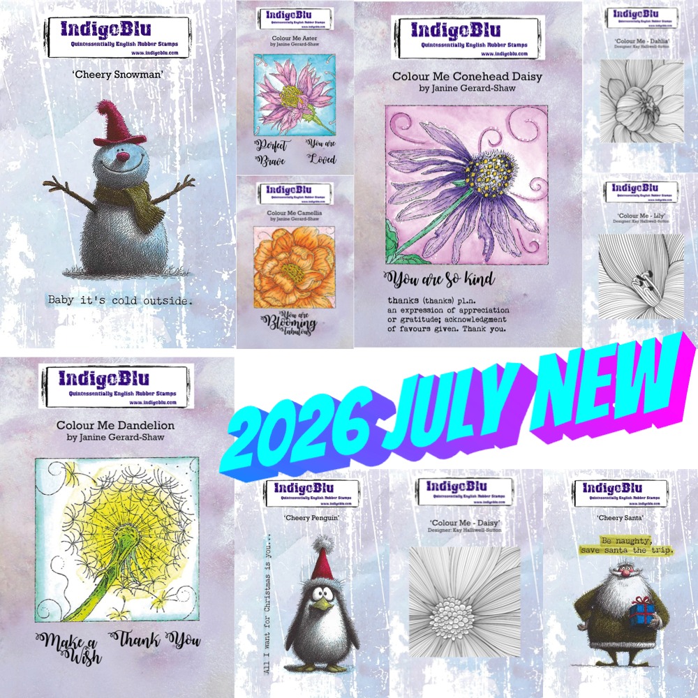 2026 August New Aster Flower I - Rubber Stamp Blank review and price