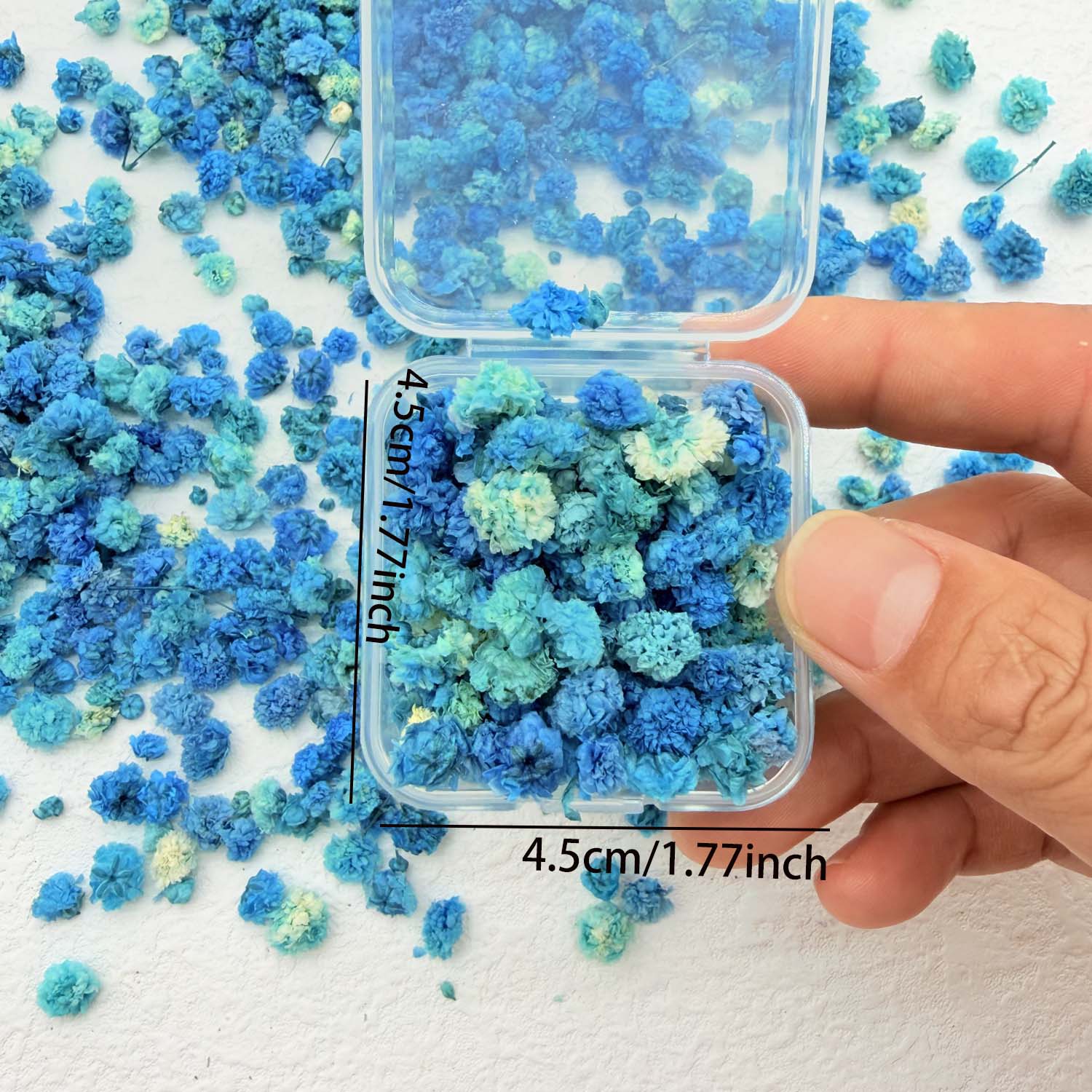 1 Box Colorful Flower Heads Ha - Box Art And Craft review and price