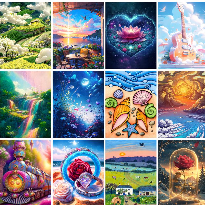 GATYZTORY Painting By Numbers  - Art Craft Rose review and price