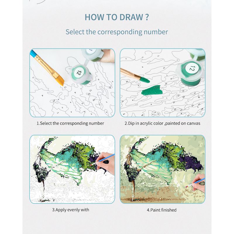 GATYZTORY Painting By Numbers  - Art Craft Rose review and price