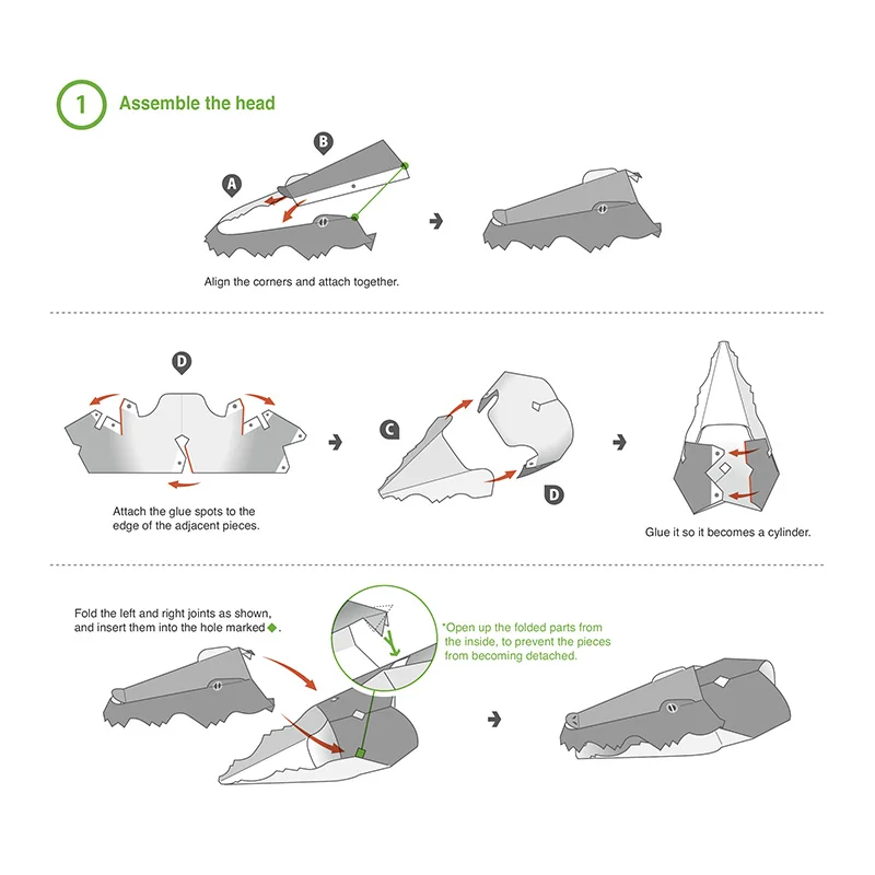 Crocodile Folding Origami Art  - Art Craft Center review and price