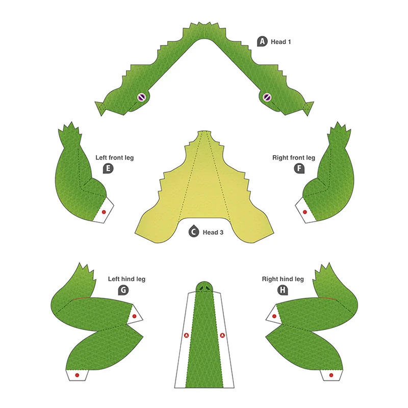 Crocodile Folding Origami Art  - Art Craft Center review and price