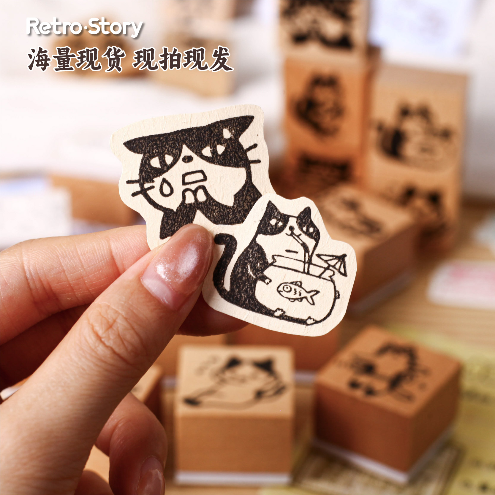 1pc Alphabet Stamps Vintage Wo - Rubber Stamp Blank review and price