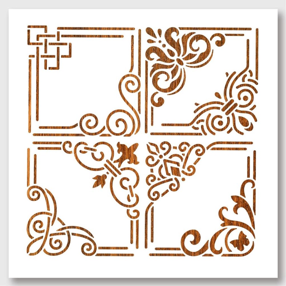 Corner Painting Stencil Reusab - Art Craft Template review and price