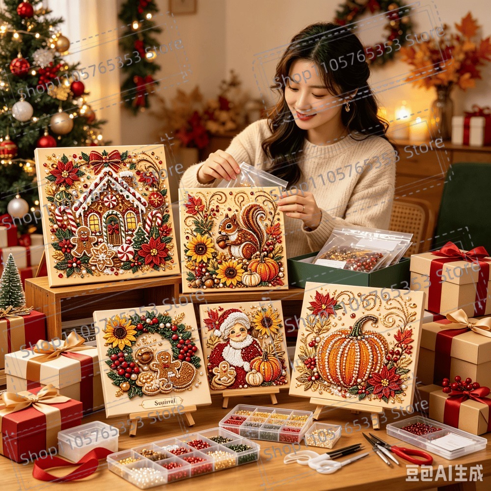 2026 DIY Christmas Pearl Diamo - Art Craft Holiday review and price