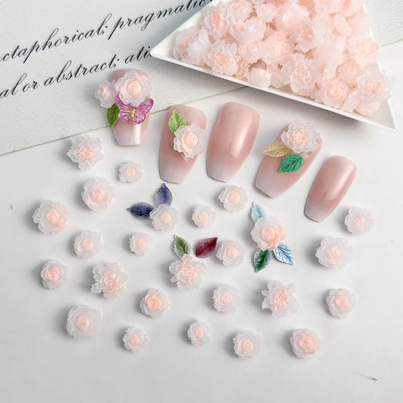 50pcs Random Mixed Resin Rose  - Art Craft Rose review and price