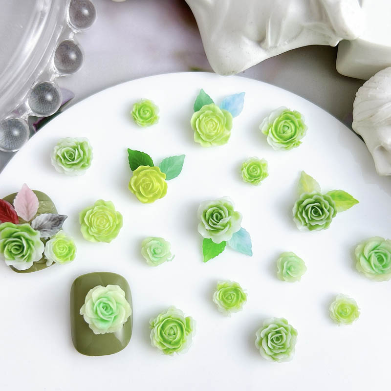 50pcs Random Mixed Resin Rose  - Art Craft Rose review and price