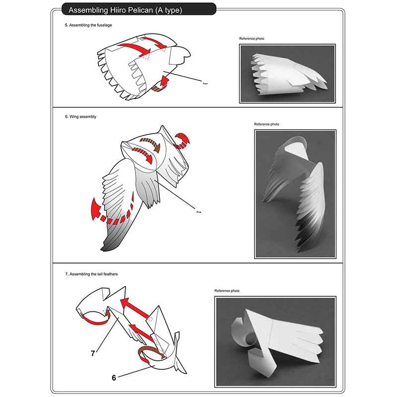 Dalmatian Pelican Origami Art  - Art Craft Center review and price