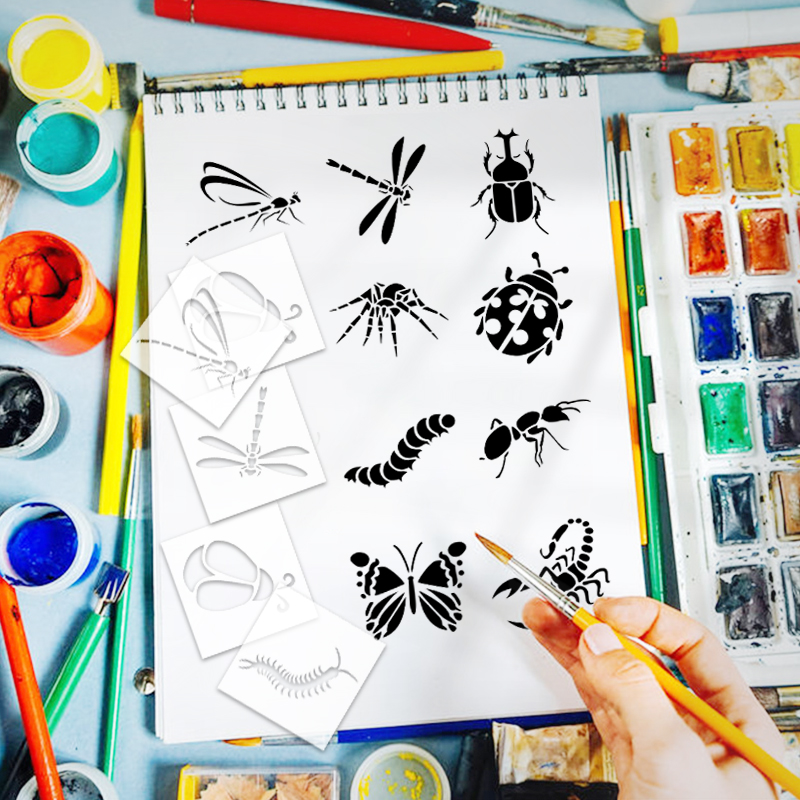YOMDID 20pcs Insect Series Pai - Silk Screen Printing review and price