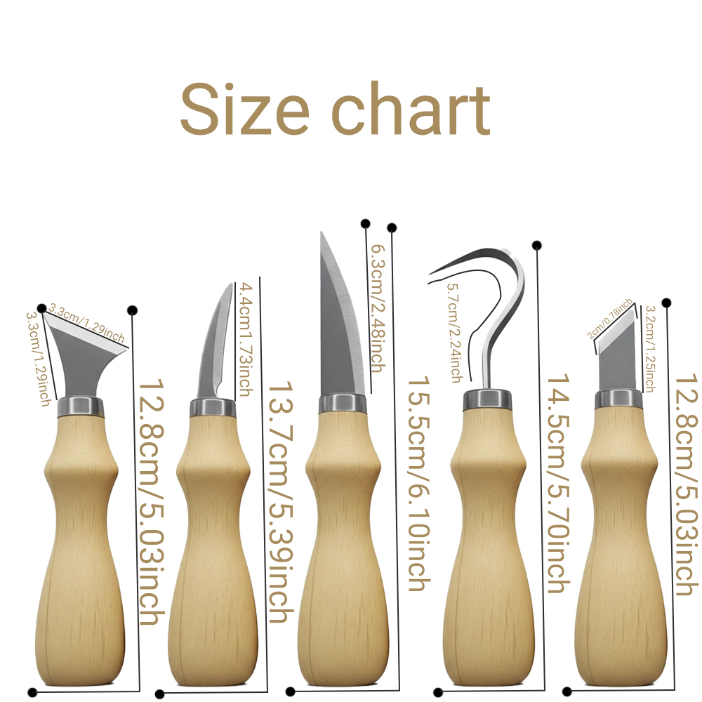 5PC Wood Carving Tools Set wit - Art Craft Knife review and price
