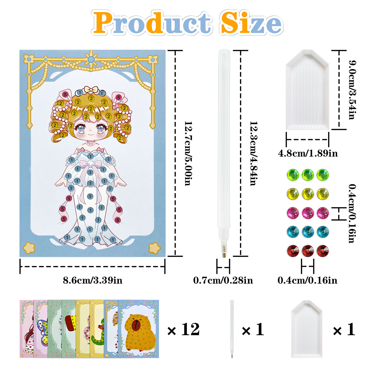 16 Pcs Gem Kit DIY Arts Crafts - Art And Craft With Paint review and price