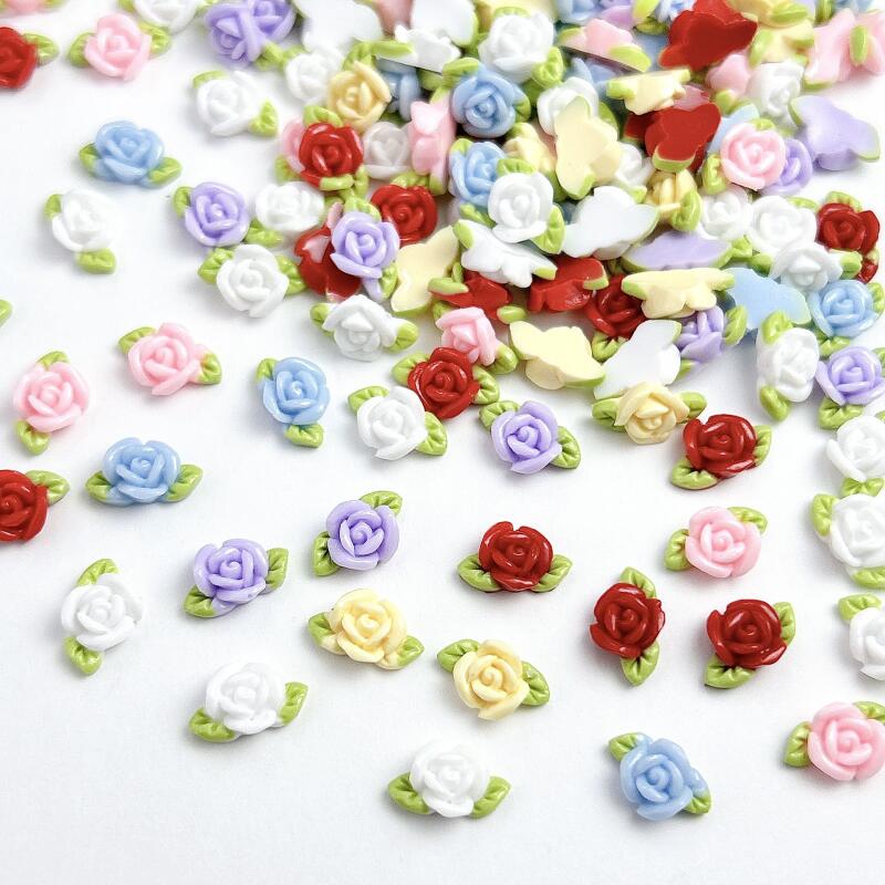 30PCS Resin Rose Nail Art Deco - Art Craft Rose review and price