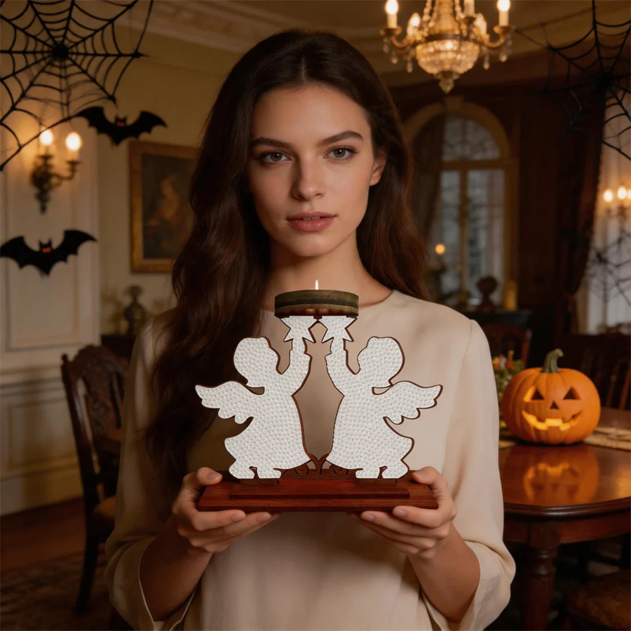 kid candle holder Halloween ho - Art Craft Holiday review and price