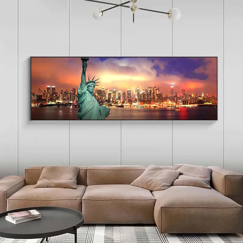 Modern Downtown New York Night - Art And Craft New York review and price