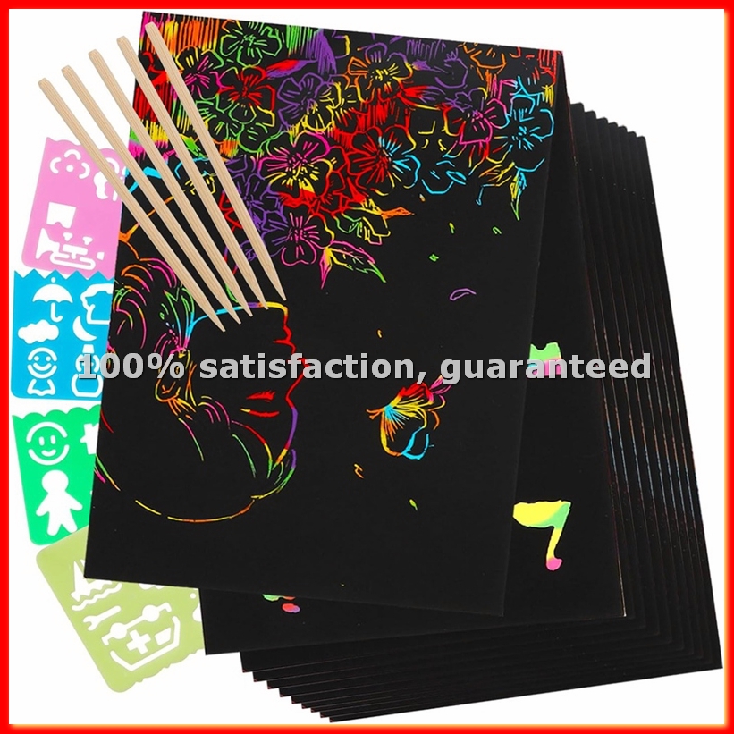 Scratch Paper Art Set, Black C - Art Craft Game review and price