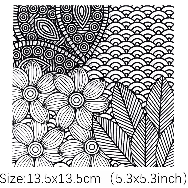 SNASAN Flowers Texture DIY Emb - Rubber Stamp Blank review and price
