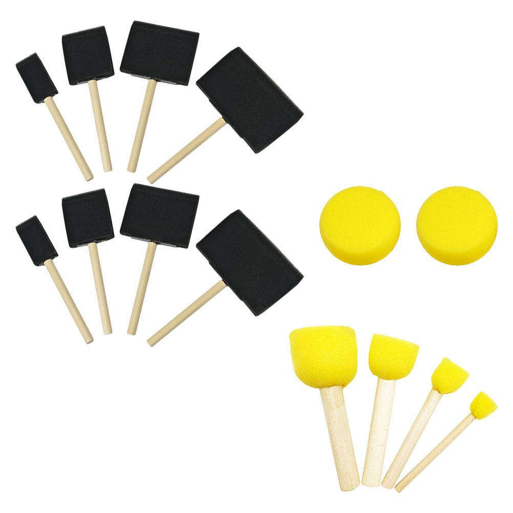 15 pcs Art Sponge Painting Hal - Art And Craft With Paint review and price
