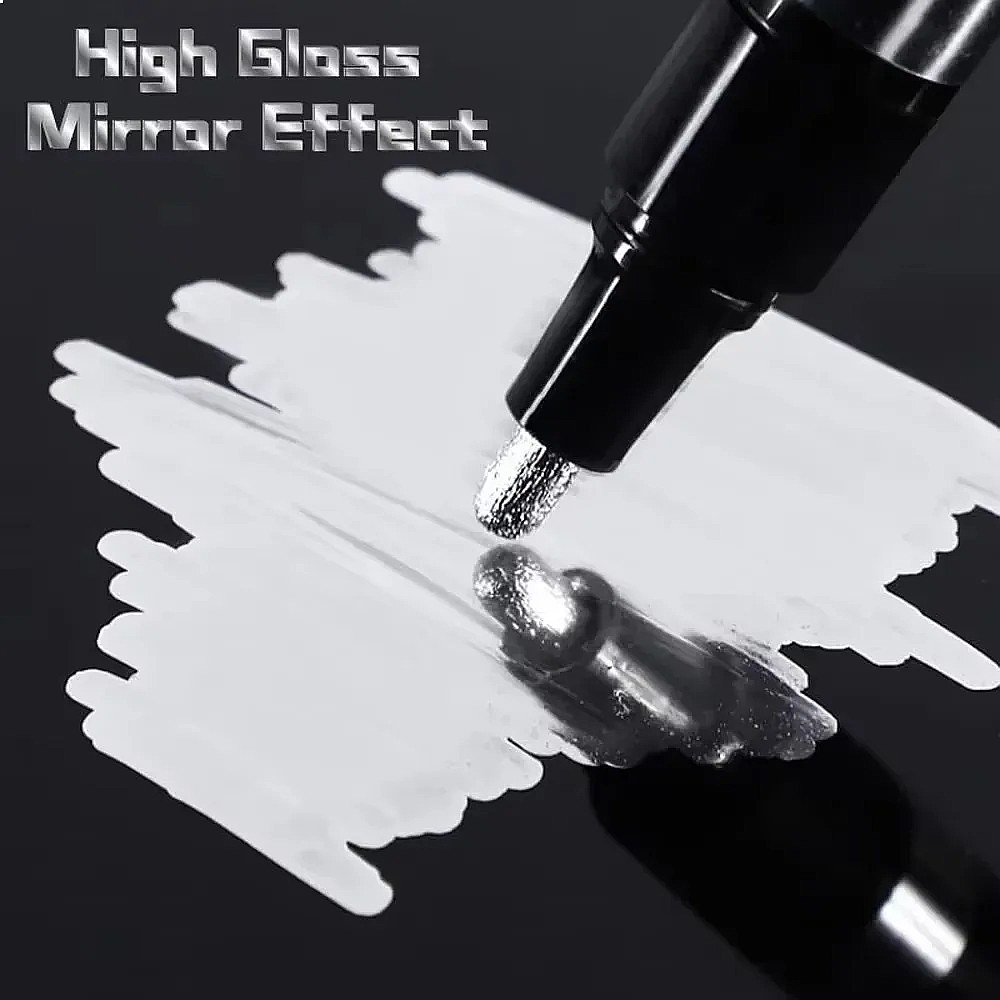 1-12pcs Mirror Marker Pen Set  - Illustration Marker Set review and price