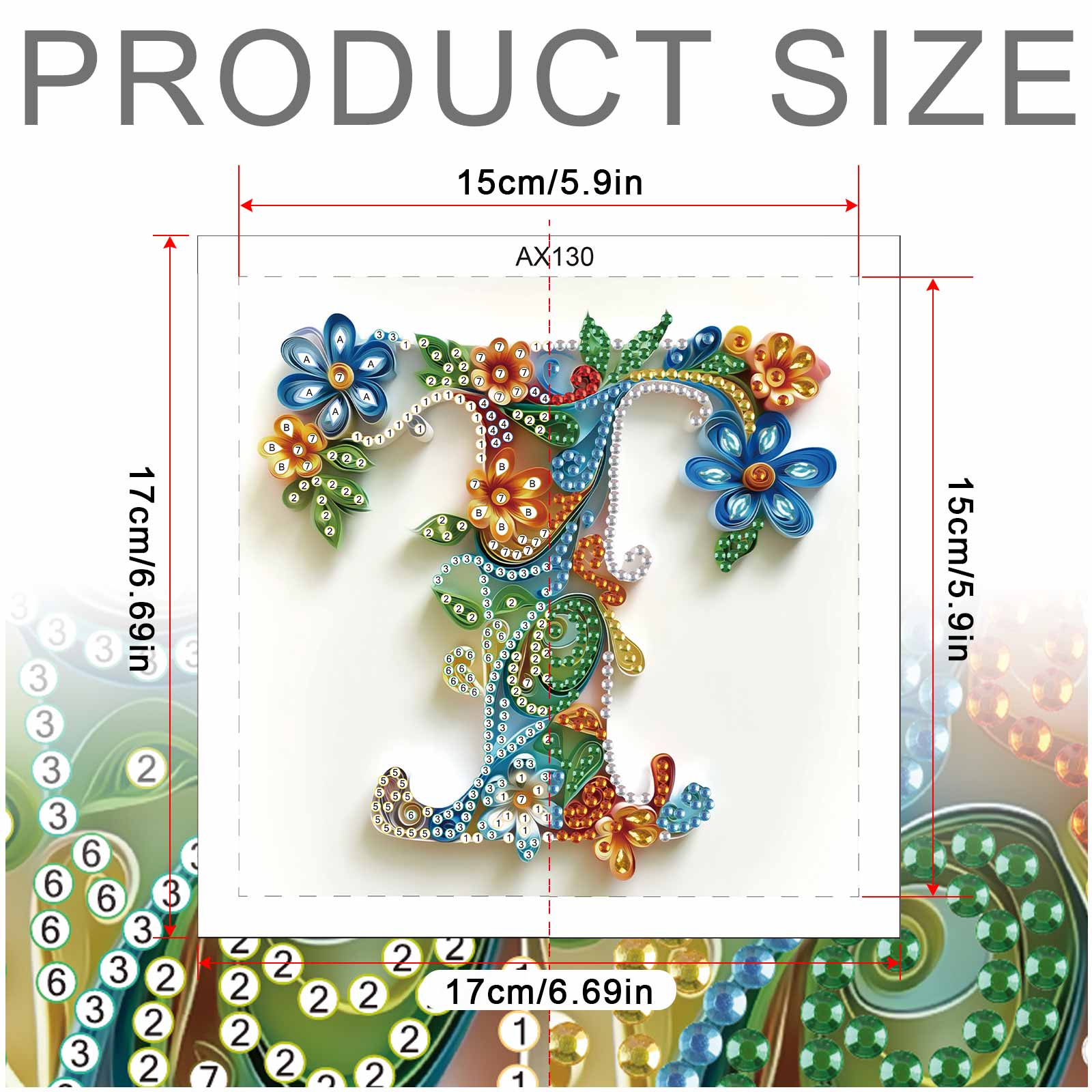 Special Shaped Diamond Art pai - Art Craft Letter T review and price
