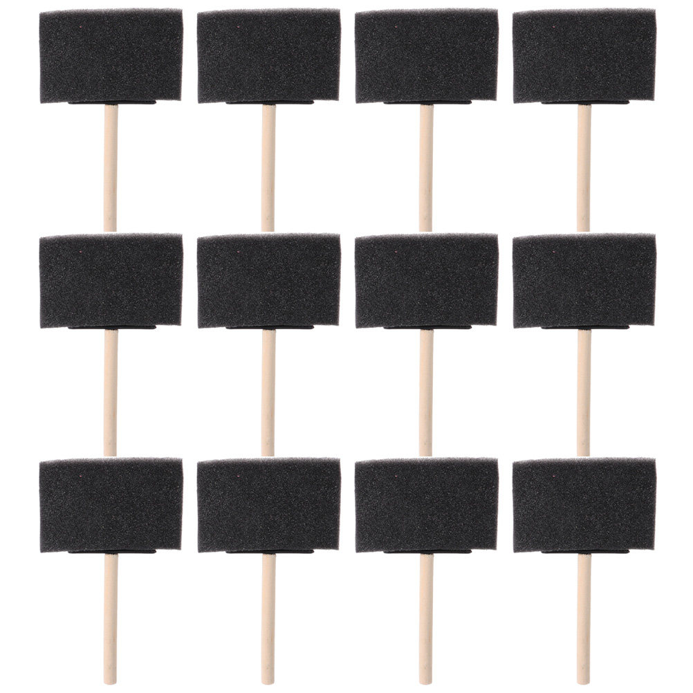 12Pcs Sponge Paint Brush Kit F - Art And Craft With Paint review and price
