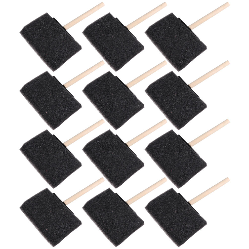 12Pcs Sponge Paint Brush Kit F - Art And Craft With Paint review and price