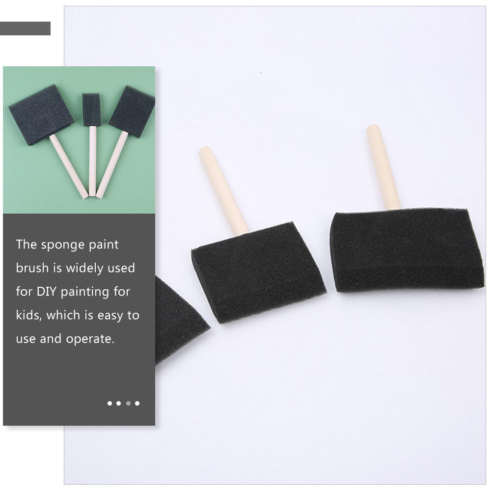 12Pcs Sponge Paint Brush Kit F - Art And Craft With Paint review and price
