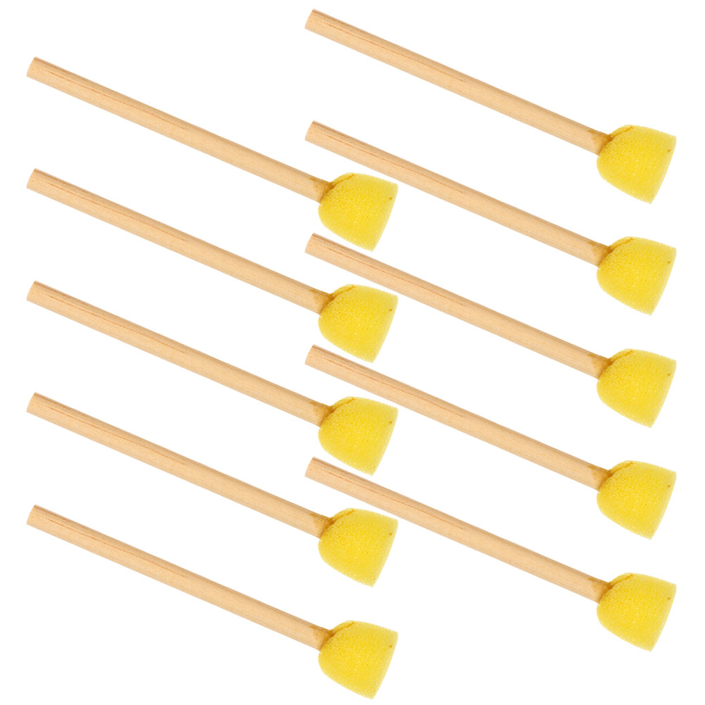 10Pcs Round Sponge Painting Br - Art And Craft With Paint review and price