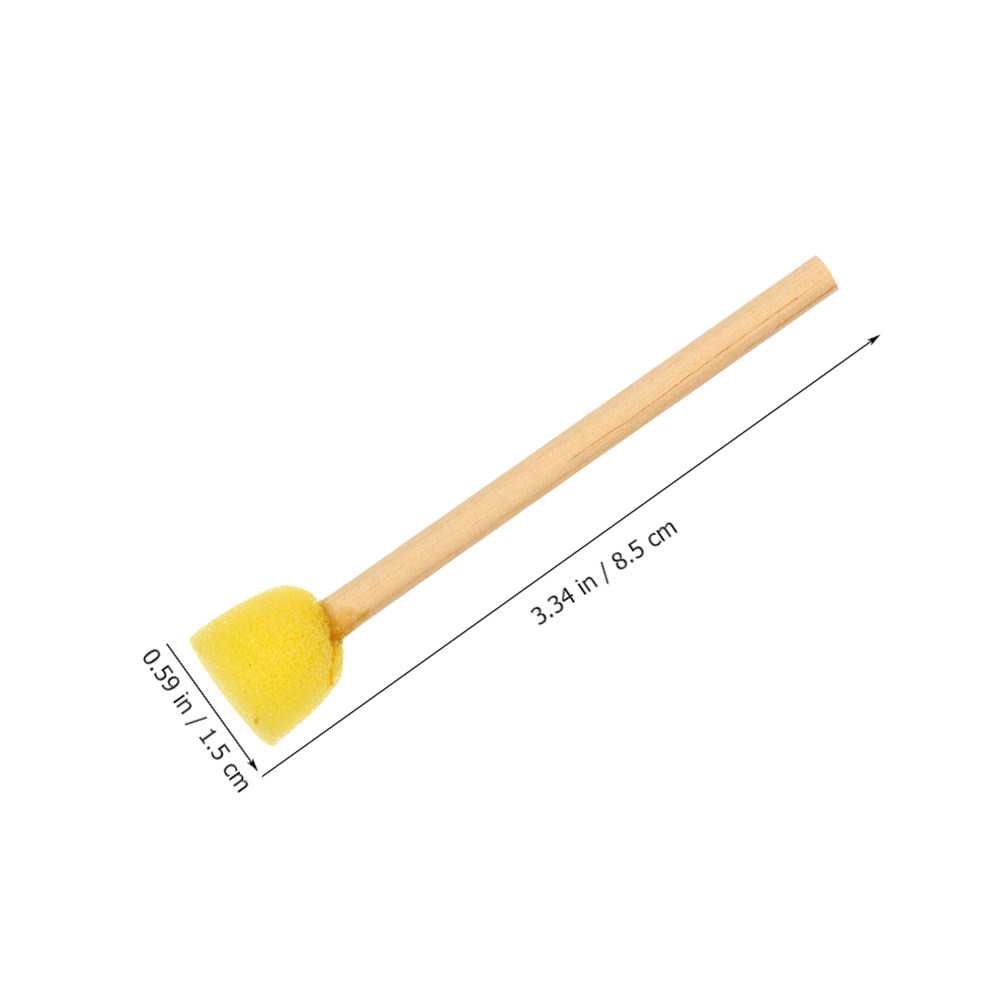 10Pcs Round Sponge Painting Br - Art And Craft With Paint review and price