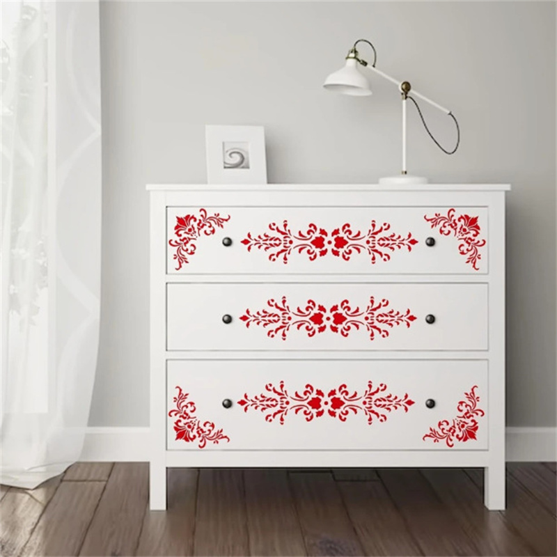 6Pcs Floral Corner Stencils fo - Art Craft Template review and price