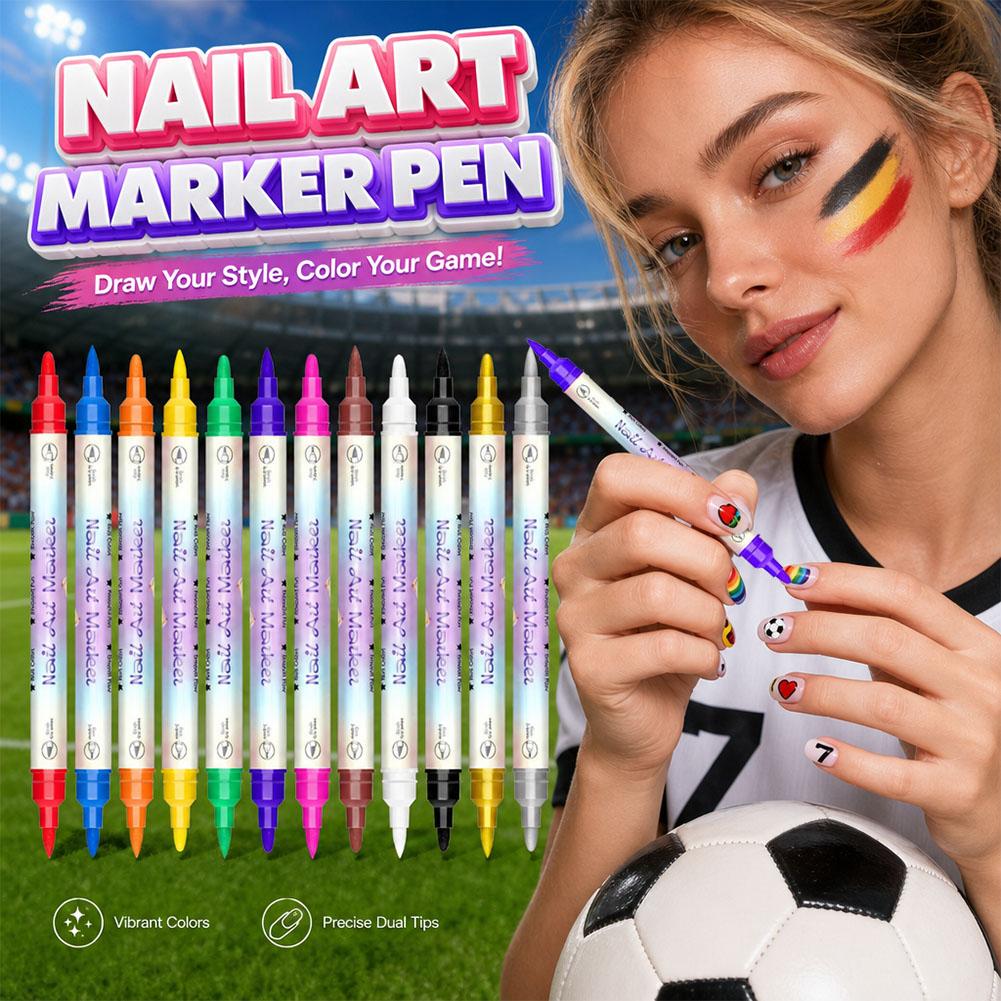 12/24 Colors Dual Tip Nail Art - Illustration Marker Set review and price