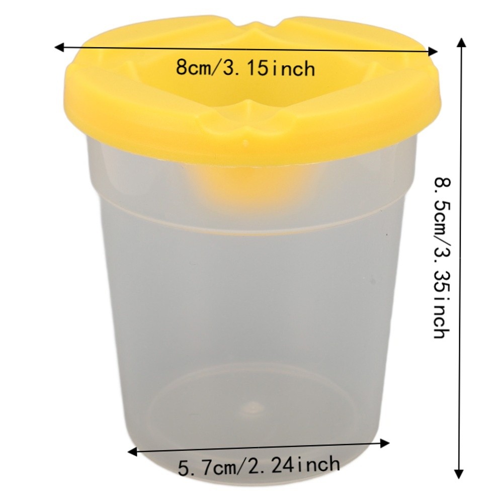 5pcs Colored Lids Spill Proof  - Art And Craft With Paint review and price