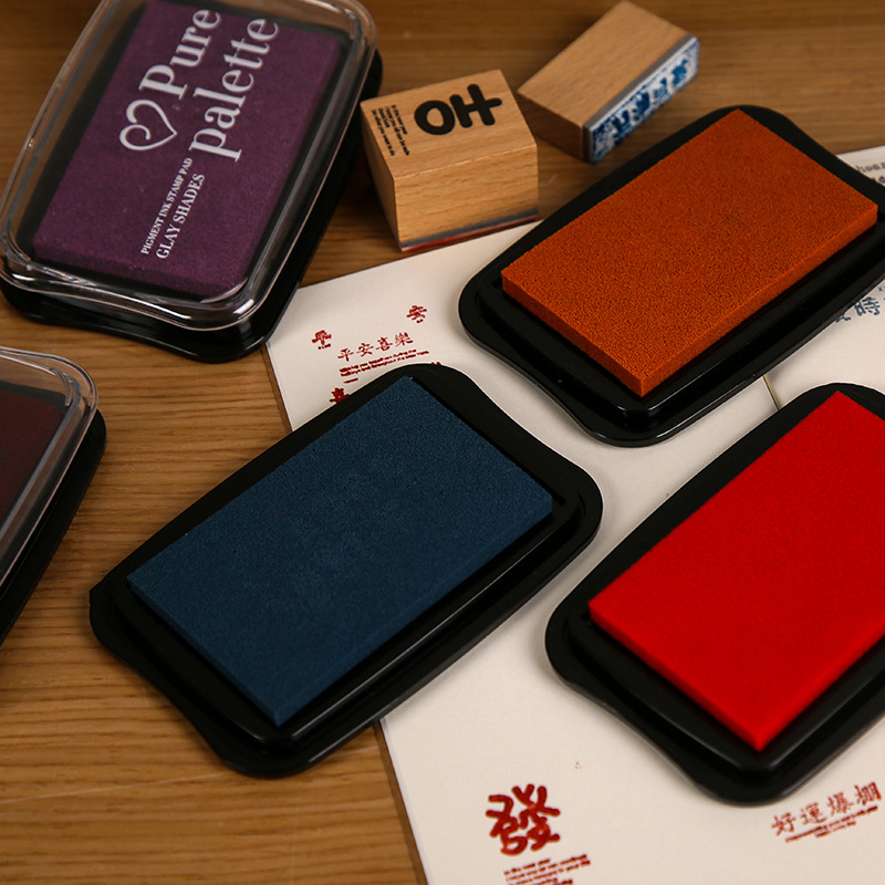 12 Colors Vintage Solid Color  - Rubber Stamp Blank review and price