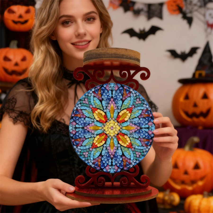 Flower candle holder Halloween - Art Craft Holiday review and price
