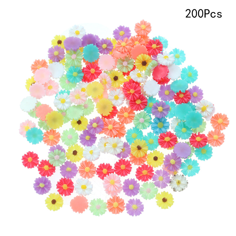 200Pcs 13Mm Resin Daisy Flower - Box Art And Craft review and price
