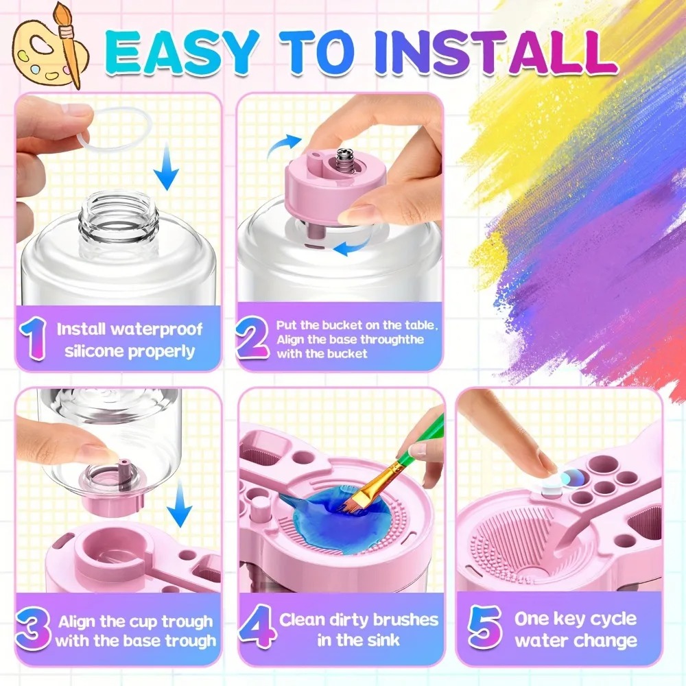 Paint Brush Washer Multifuncti - Art And Craft With Paint review and price