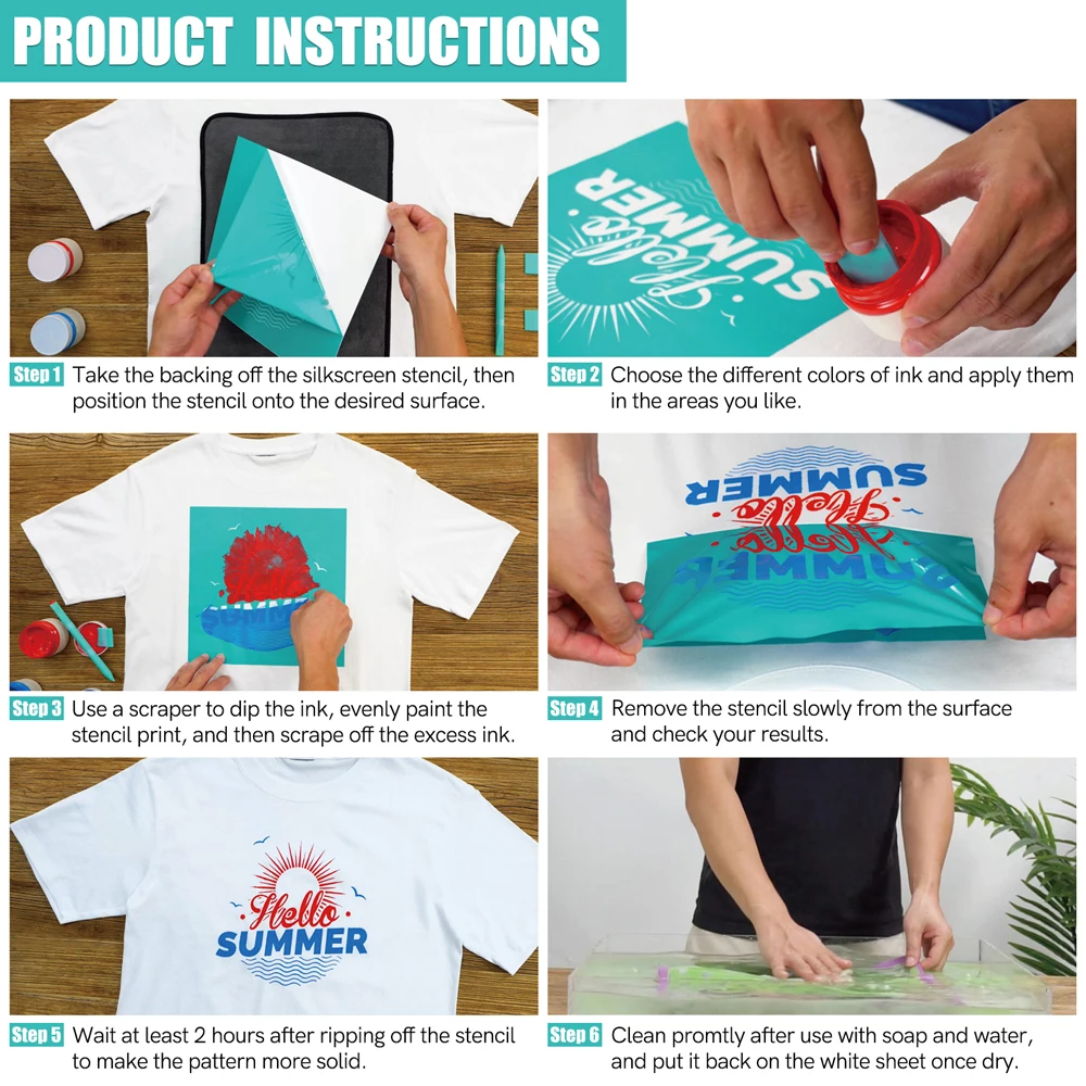 Silkscreen Stencil Reusable Se - Silk Screen Printing review and price