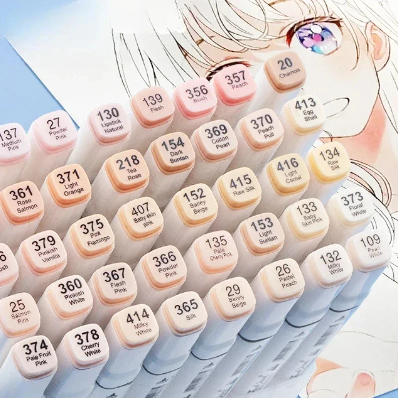 6/12/24/30 Colors Skin Tone Du - Illustration Marker Set review and price