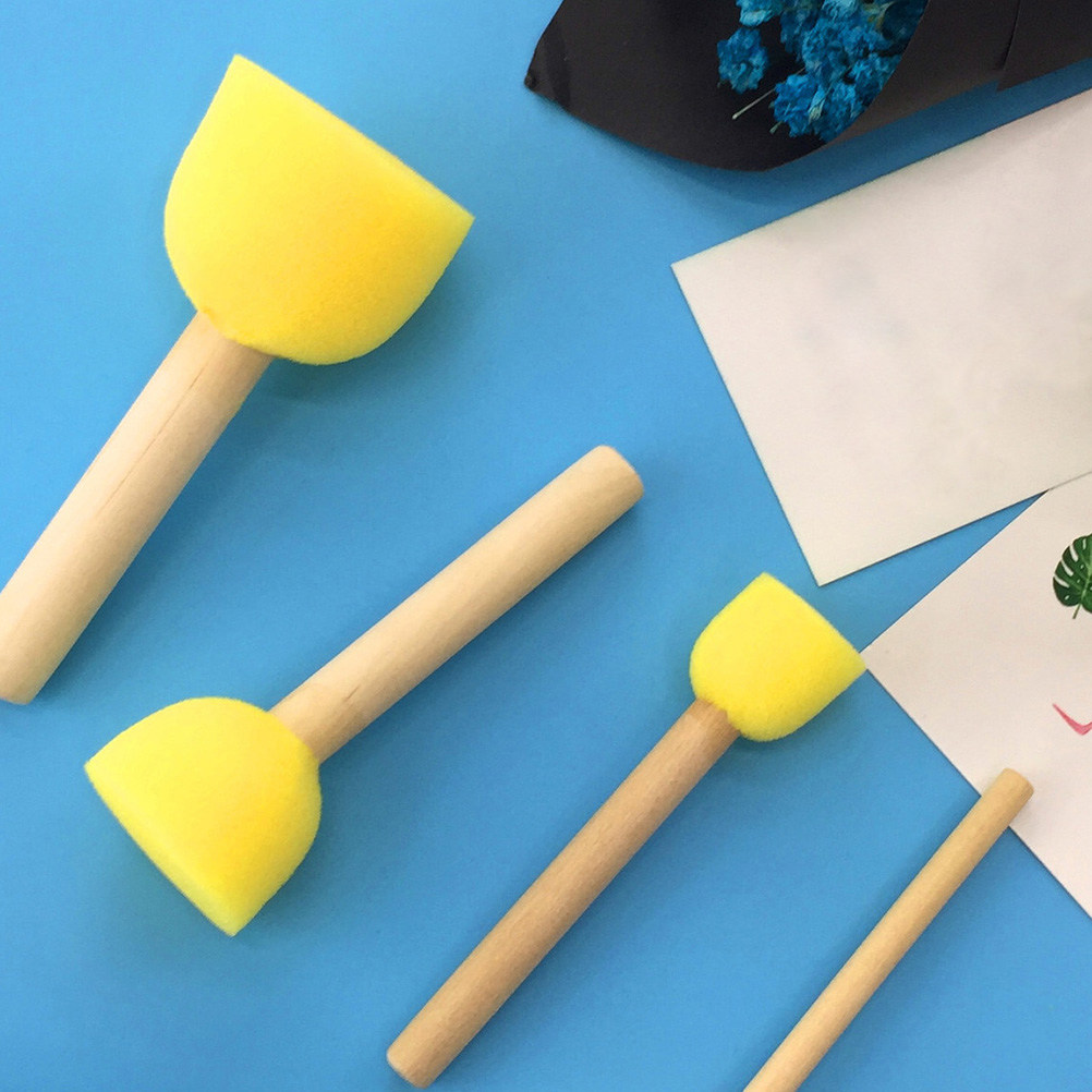 24Pcs Friendly Sponge Painting - Art And Craft With Paint review and price