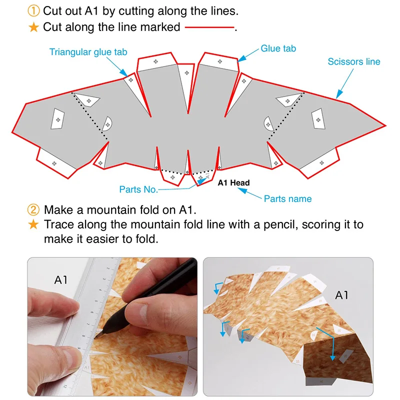 Toy Poodle Dog Folding Origami - Art Craft Center review and price