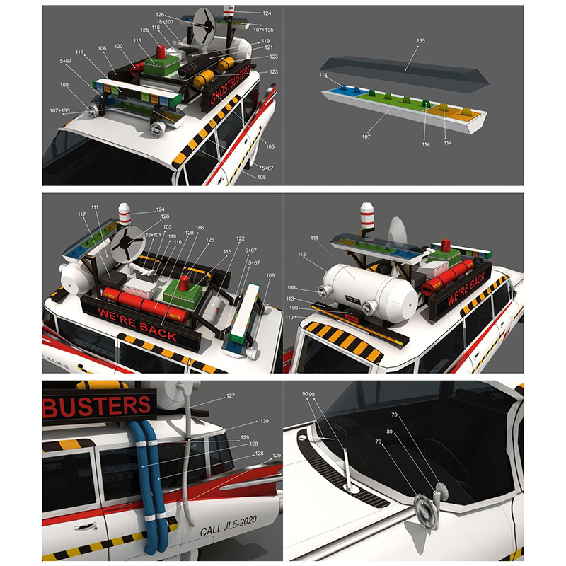 Ghostbusters Car Ecto-1A 1:20  - Art Craft Center review and price