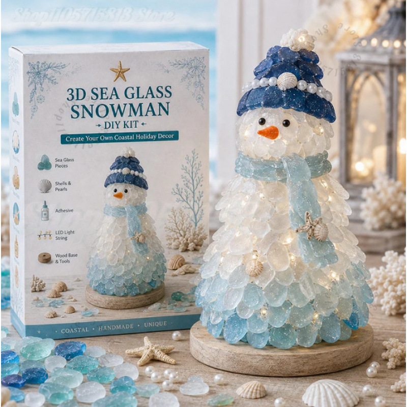Christmas DIY Sea Glass Craft  - Art Craft Holiday review and price