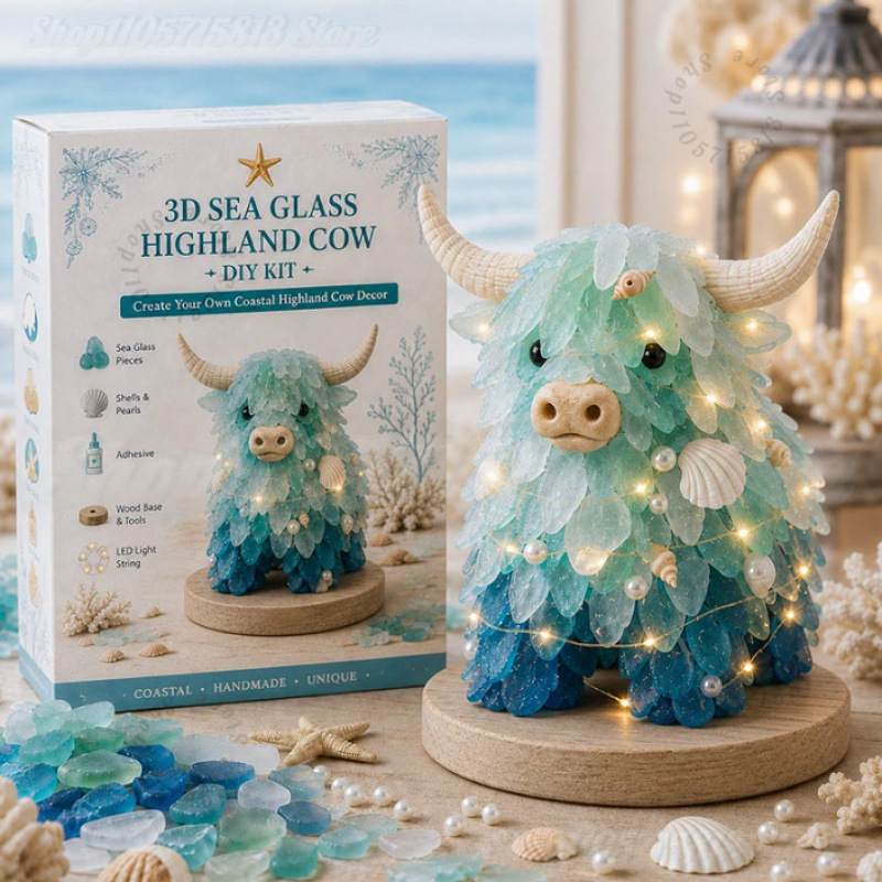 Christmas DIY Sea Glass Craft  - Art Craft Holiday review and price