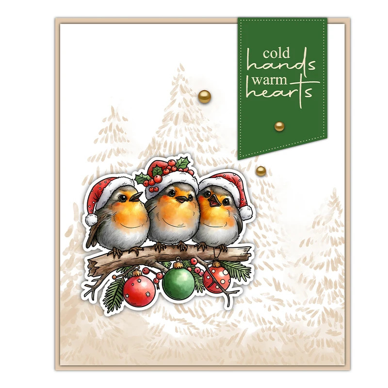 Cute Christmas Fatty Birds Cut - Rubber Stamp Blank review and price