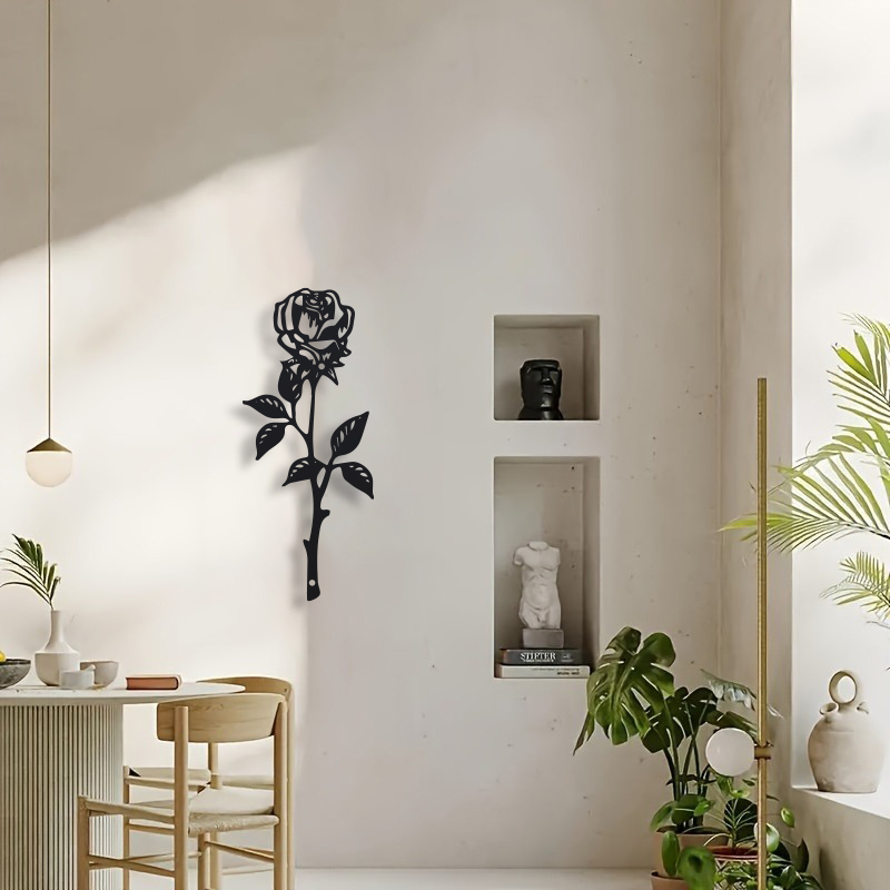 1pc Metal  Art Deco Rose Wall  - Art Craft Rose review and price